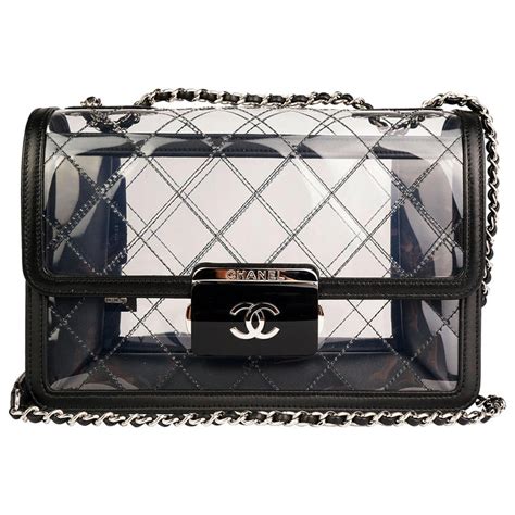 clear chanel bag.